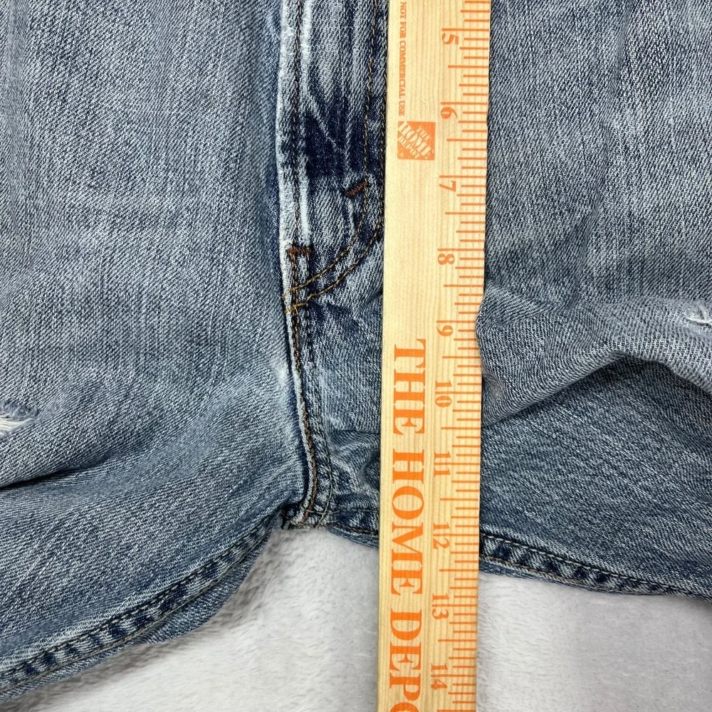 Levi's 559 Loose Fit Straight Jeans Mens Blue Denim Distressed Classic - 34X32.5